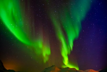 Aurora borealis in Norwegen (Foto: privat)