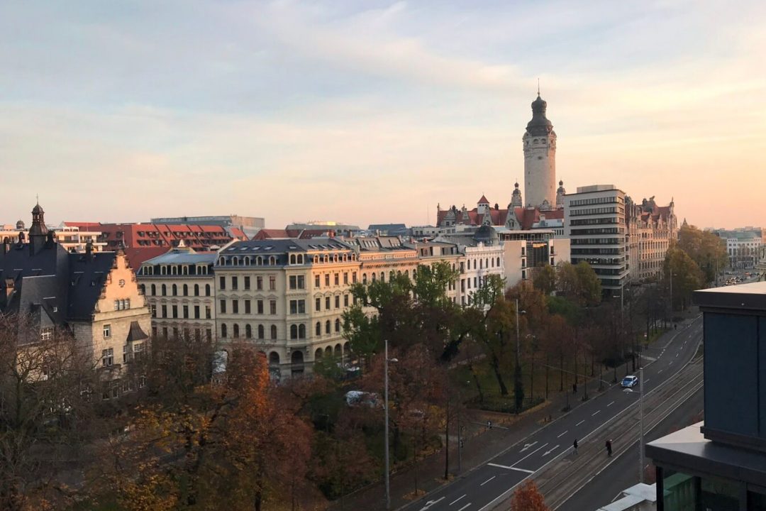 Toller Panoramablick vom Rooftop des Innside Leipzig. (Foto: Simone Blaschke)