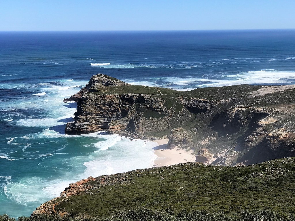 Fantastischer Blick zum Kap der Guten Hoffnung auf dem Weg zum Alten Leuchtturm.